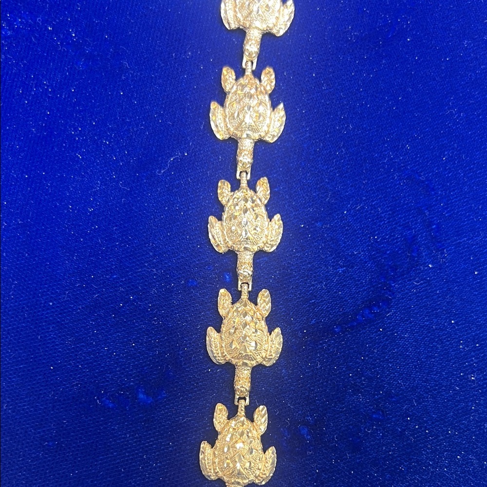 Gold Turtle Bracelet